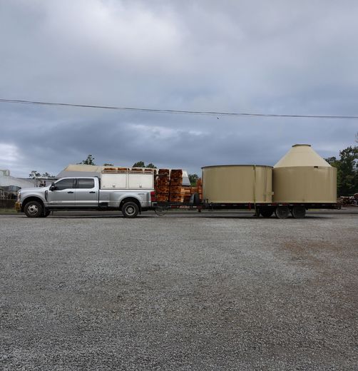 transporting dust collection system parts